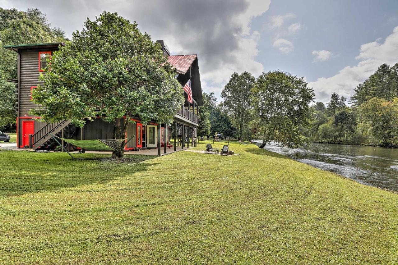 Rivers Edge - Ultimate Riverfront Getaway Hayesville Exterior foto